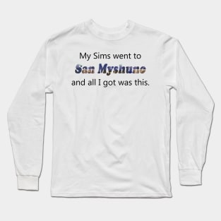 San Myshuno Long Sleeve T-Shirt